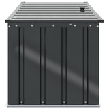 Garden Storage Box Black 101 x 56.5 x 50 cm Steel 42011277