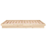 819892 Bed Frame without Mattress Solid Wood 90x200 cm