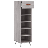 Shoe Cabinet Grey Sonoma 30x35x105 cm Engineered Wood 829650
