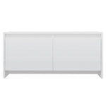 Coffee Table High Gloss White 90x50x41.5 cm Engineered Wood 809824