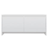 Coffee Table High Gloss White 90x50x41.5 cm Engineered Wood 809824