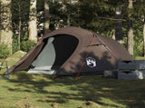 Camping Tent Tunnel 3-Person Brown Waterproof 4009628