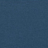 Dining Chairs with Wheel 2 pcs Blue 57 x 66 x 94 cm Fabric 42017815