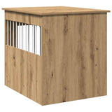 Dog Crate Furniture Artisan Oak 64.5x80x71 cm Engineered Wood 857646