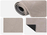 Rug IZA Beige 80 x 200 cm 100% Polyester Low Pile 42050186