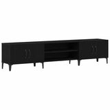 TV Cabinet Black Oak 180 x 31.5 x 40 cm Engineered Wood 862818
