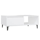 Coffee Table White 90x60x35 cm Engineered Wood 806004