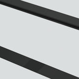 Sliding Door with Hardware Set Black 102x205 cm ESG Glass 3375849