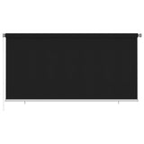Outdoor Roller Blind 300x140 cm Black 312949