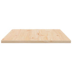 ZNTS Table Tops 3 pcs 80x47x1.7 cm Rectangular Solid Wood Pine 847419