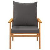 3 Piece Garden Lounge Set with Cushions Solid Wood Acacia 3211808