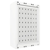 145354 Wall Mounted Tool Cabinet Industrial Style Metal Grey and Black