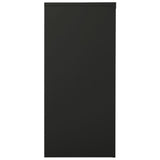 Sliding Door Cabinet Anthracite 90x40x90 cm Steel 335957