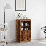 LED Sideboard Old Wood 60.5 x 37 x 100 cm Engineered Wood 863015