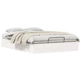 Ottoman Bed Frame with Storage White 135 x 190 cm 3418778