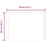 LED Bathroom Mirror 70x50 cm 151746