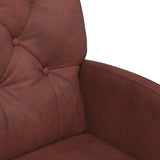 Dining Chairs with Wheels 2 pcs Shiny brown 58 x 67 x 97 cm 42017860