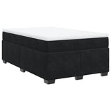 Box Spring Bed with Mattress Black 120x200 cm Velvet 3285277