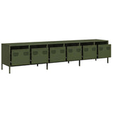 TV Cabinet Olive Green 202x39x43.5 cm Cold-rolled Steel 3307153