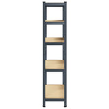 5-Layer Storage Shelf Anthracite Steel&Engineered Wood 4016951