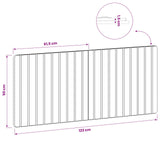 Wall-Mounted Headboard ZWOLLE Black Engineered Wood 896526
