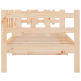 Day Bed without Mattress 90x190 cm Single Solid Wood Pine 820761