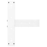 Bar Table Legs T-Shaped 2 pcs White 50x35x cm Steel 4013089