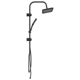 Shower System with Shower Head Black Stainless Steel 42053771