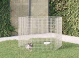 Free Range Animal Enclosure 6-Panel 54x100 cm Galvanised Iron 171581