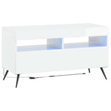 5 Piece LED TV Cabinet High Gloss White Engineered Wood 3416925