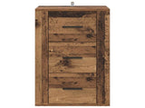 Sideboard with Drawer Old Wood 40 x 33 x 70 cm Engineered wood 881000