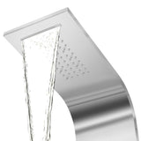 Shower Panel System Stainless Steel Curved 142370