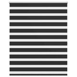 Zebra blind 120.9x175 cm Fabric Width 116.7 cm black 240216