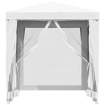 Party Tent with 4 Mesh Sidewalls 2x2 m White 48520