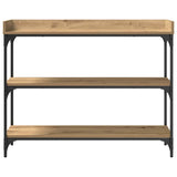 Console Table with Shelf Artisan oak 100 x 30 x 80 cm 863568