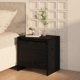 Bedside Cabinet Black Oak 45 x 34 x 44.5 cm Engineered Wood 8000983
