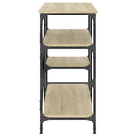 ZNTS Baker's Rack Sonoma Oak 90x40x84 cm Engineered Wood and Metal 845422