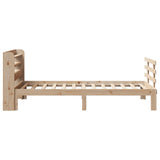 Bed Frame with Headboard without Mattress 75x190 cm Small Single 3306837