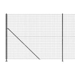 Wire Mesh Fence with Flange Anthracite 2x10 m 154294
