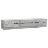 TV Cabinet Concrete Grey 147 x 34.5 x 27 cm Engineered Wood 895398