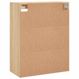Wall Mounted Cabinet Sonoma Oak 69.5x34x90 cm Engineered Wood 834989