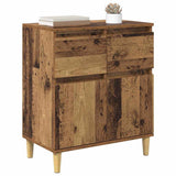 Sideboard with Drawer Old Wood 60 x 35 x 70 cm Engineered Wood 881209