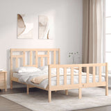 Bed Frame without Mattress 140x200 cm Solid Wood Pine 3193141