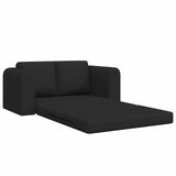 Folding Sofa Bed Black 148 x 71 x 83 cm Fabric 42030508