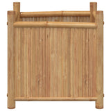 ZNTS Planter 50x50x50 cm Bamboo 366465