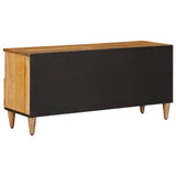 TV Cabinet with Shelf Natural 100 x 33 x 46 cm Solid Mango Wood 4018278
