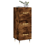 Sideboard Smoked Oak 34.5x34x90 cm Engineered Wood 828585