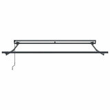 Retractable Awning Manual Black 300x250 cm Fabric 3330049
