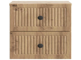 Wall-Mounted Bedside Cabinet Artisan Oak 33 x 34.5 x 40 cm 897973