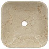 Sink Cream 40x40x10 cm Marble 149180
